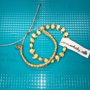 Pura Vida and Whalez bracelet combo